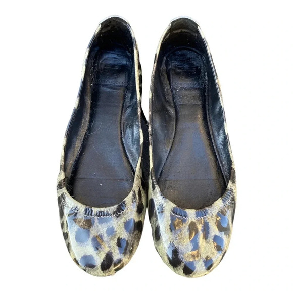 Tory Burch Animal print slip on flats size 8 - Picture 1 of 6